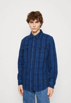 Denham Branson Overshirt - Summer Jacket - Blue