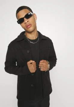 BRAVE SOUL Linton - Summer Jacket - Black -Modern Classic Shoes Store 005ccc83eaea412aa97fe03dfcd7f43f