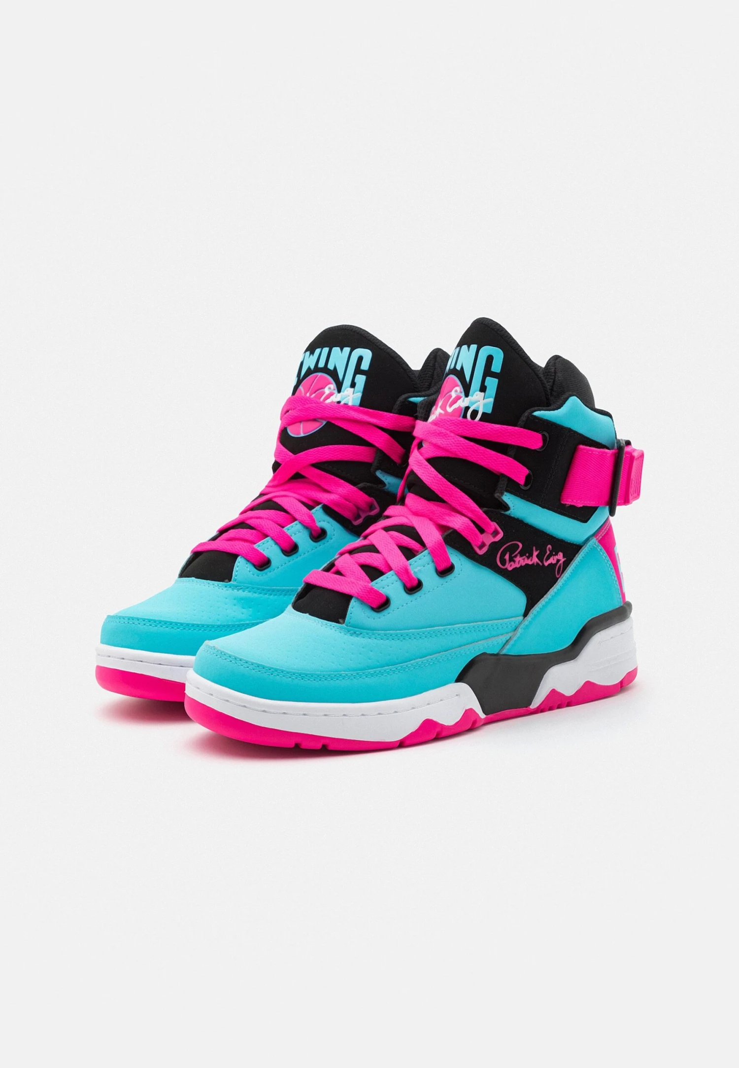 Ewing South Beach- High-Top Trainers - Multi-Coloured/Pink 2 Ewing South Beach- High-Top Trainers - Multi-Coloured/Pink - Image 2