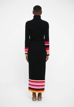 DIANE VON FURSTENBERG BEA SWEATER DRESS - Jumper Dress - Black Combo 9 DIANE VON FURSTENBERG BEA SWEATER DRESS - Jumper Dress - Black Combo -Modern Classic Shoes Store 03a67b7e3f2e416ba9322a137e1287a2