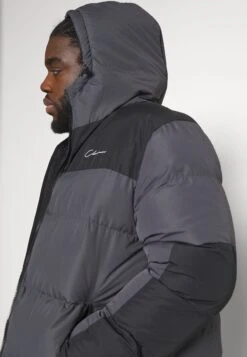 Panelled Contrast Puffer - Winter Jacket - Charcoal -Modern Classic Shoes Store 04971363621545a9acabdd120a9b146e