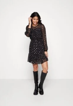 ONLY ONLLIVY DRESS - Day Dress - Black Rosa Gold