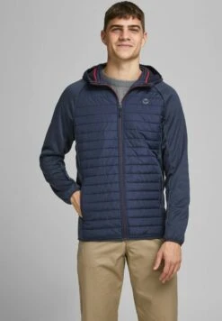 Jack & Jones Jjemulti Quilted Noos - Light Jacket - Navy Blazer