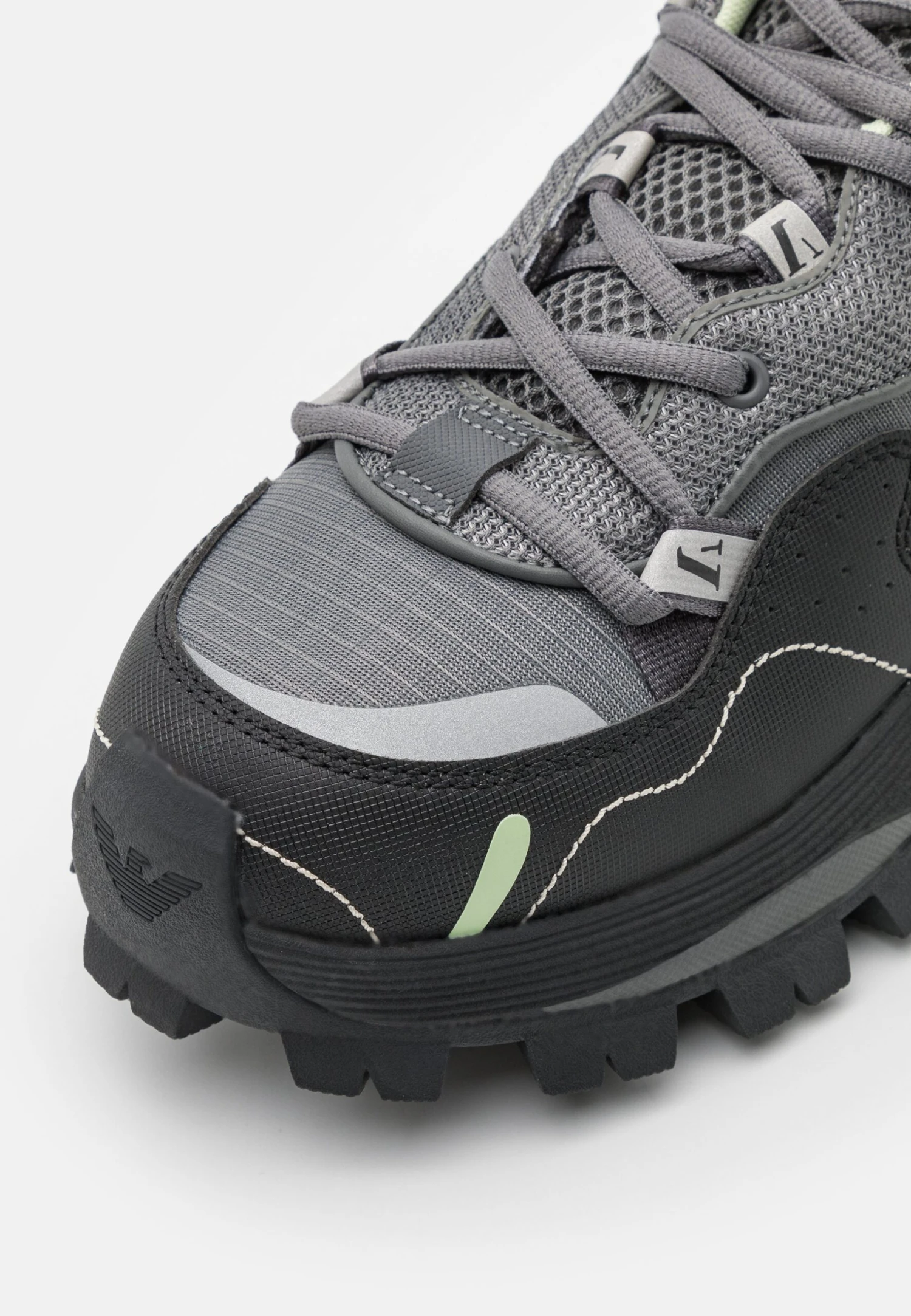 Emporio Armani Faraday - Trainers - Grey/Black 6 Emporio Armani Faraday - Trainers - Grey/Black - Image 6