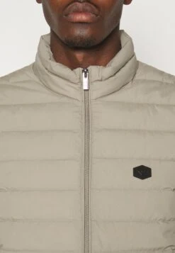 Emporio Armani Down Jacket - Greige -Modern Classic Shoes Store 077e940fe6124492bf51922238c95e44