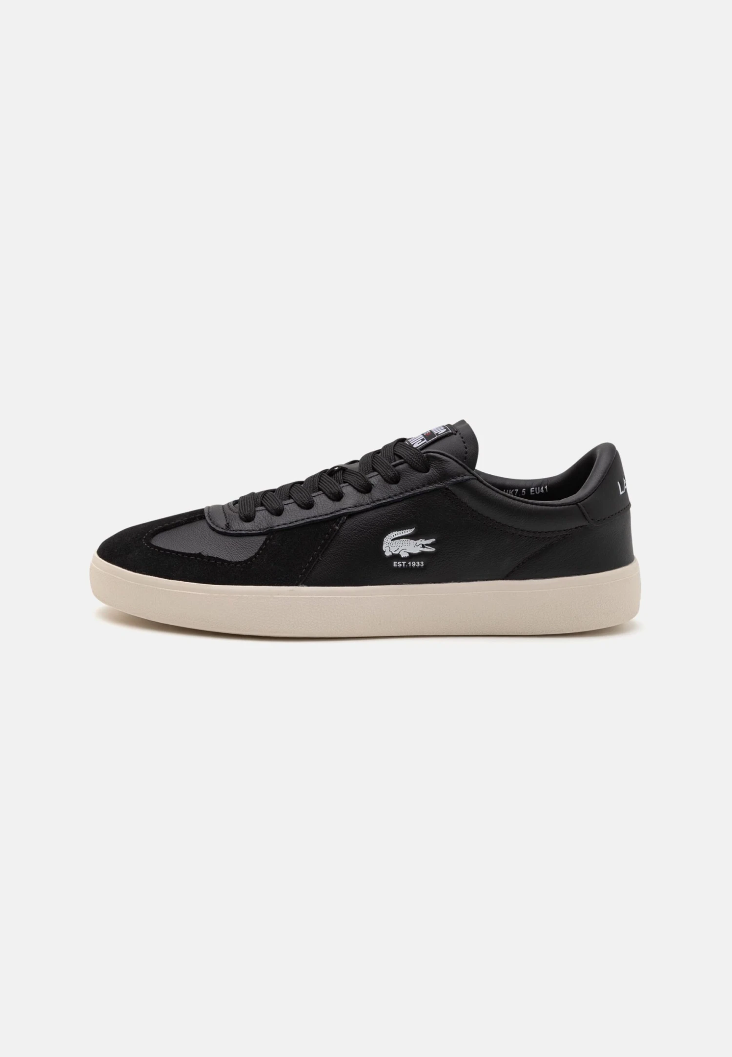 Lacoste BASESHOT PRO 125 - Trainers - Black/off-white 1 Lacoste BASESHOT PRO 125 - Trainers - Black/off-white