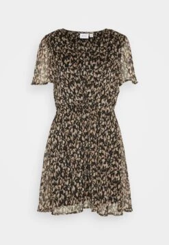 Vila Vifalia Short Dress - Day Dress - Black/Hazel -Modern Classic Shoes Store 07f6b941b904485da1c67eef4c448846