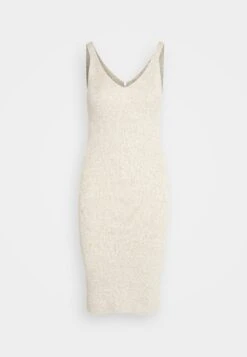 ONLY Onllina Slit Dress - Jumper Dress - Pumice Stone Melange -Modern Classic Shoes Store 0825663d0e41408187c0b8f92651f623