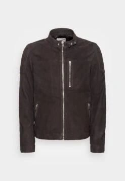 Goosecraft Galion Biker - Leather Jacket - Pure Chocolat -Modern Classic Shoes Store 093be320e4af4d3291cf977189bef6e0