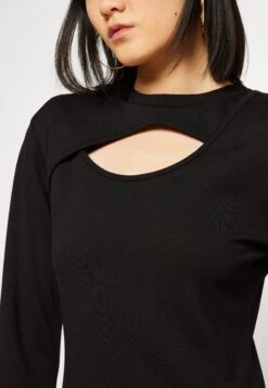 Gestuz Anka Long Dress - Jersey Dress - Black -Modern Classic Shoes Store 09ea246cdb4344c4a2d06088ef15fee6