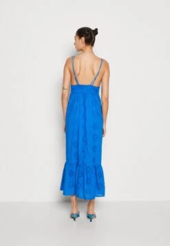 Gina Tricot Maxi Dress - Day Dress - Cobolt Blue -Modern Classic Shoes Store 09fd697e5e57489f8bd41391d477c728