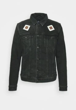 7 For All Mankind Denim Jacket - Black -Modern Classic Shoes Store 0a6ac09a5dda4468aa803015b702506e