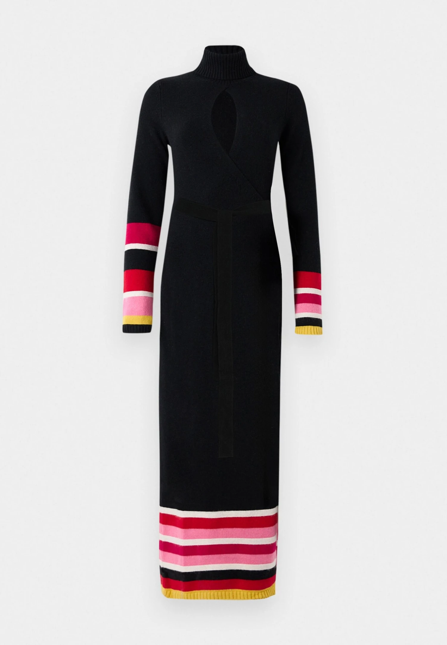 DIANE VON FURSTENBERG BEA SWEATER DRESS - Jumper Dress - Black Combo 6 DIANE VON FURSTENBERG BEA SWEATER DRESS - Jumper Dress - Black Combo - Image 6