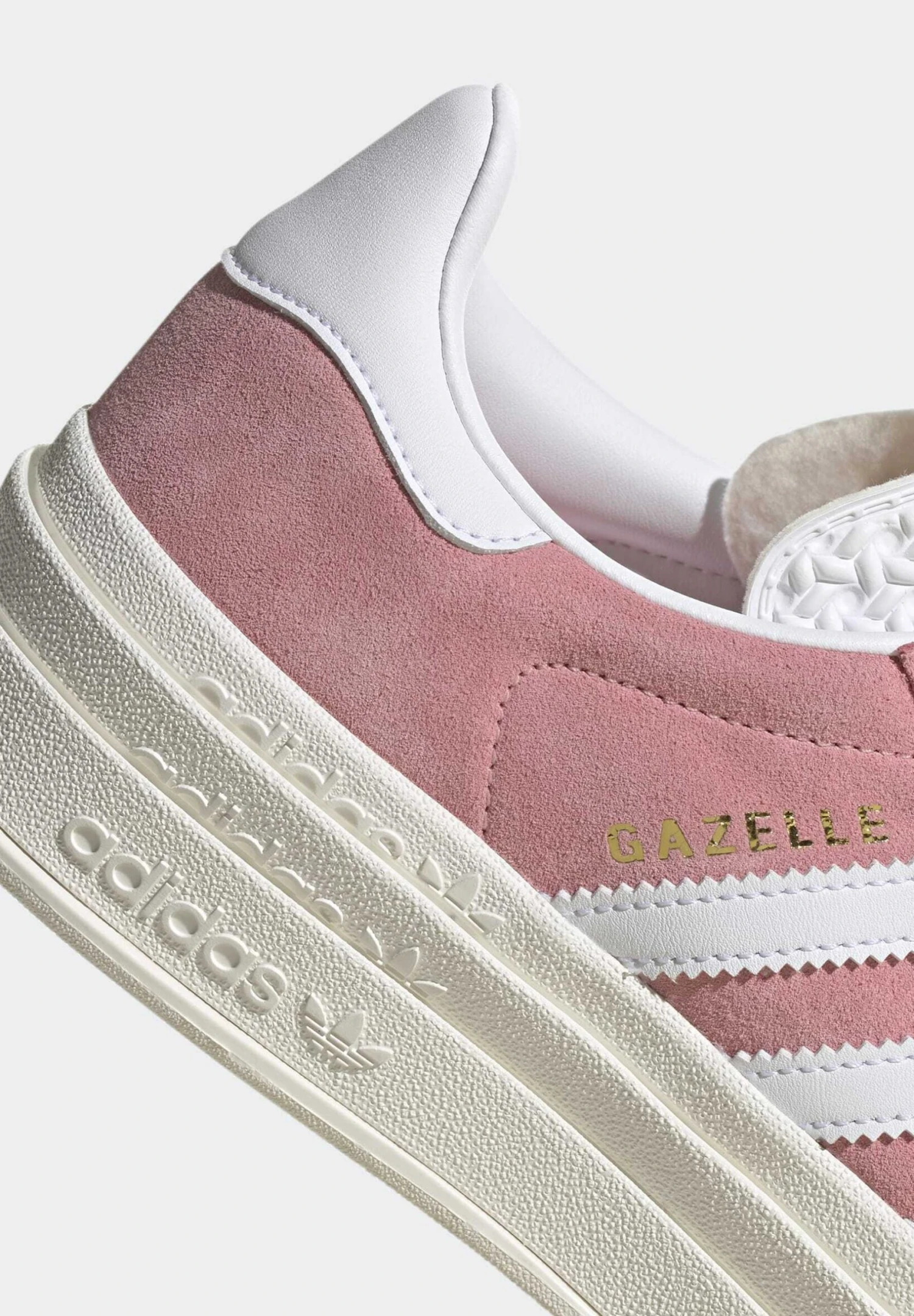 Adidas Originals Gazelle Bold- Trainers - Super Pop Cloud White Core White 7 Adidas Originals Gazelle Bold- Trainers - Super Pop Cloud White Core White - Image 7