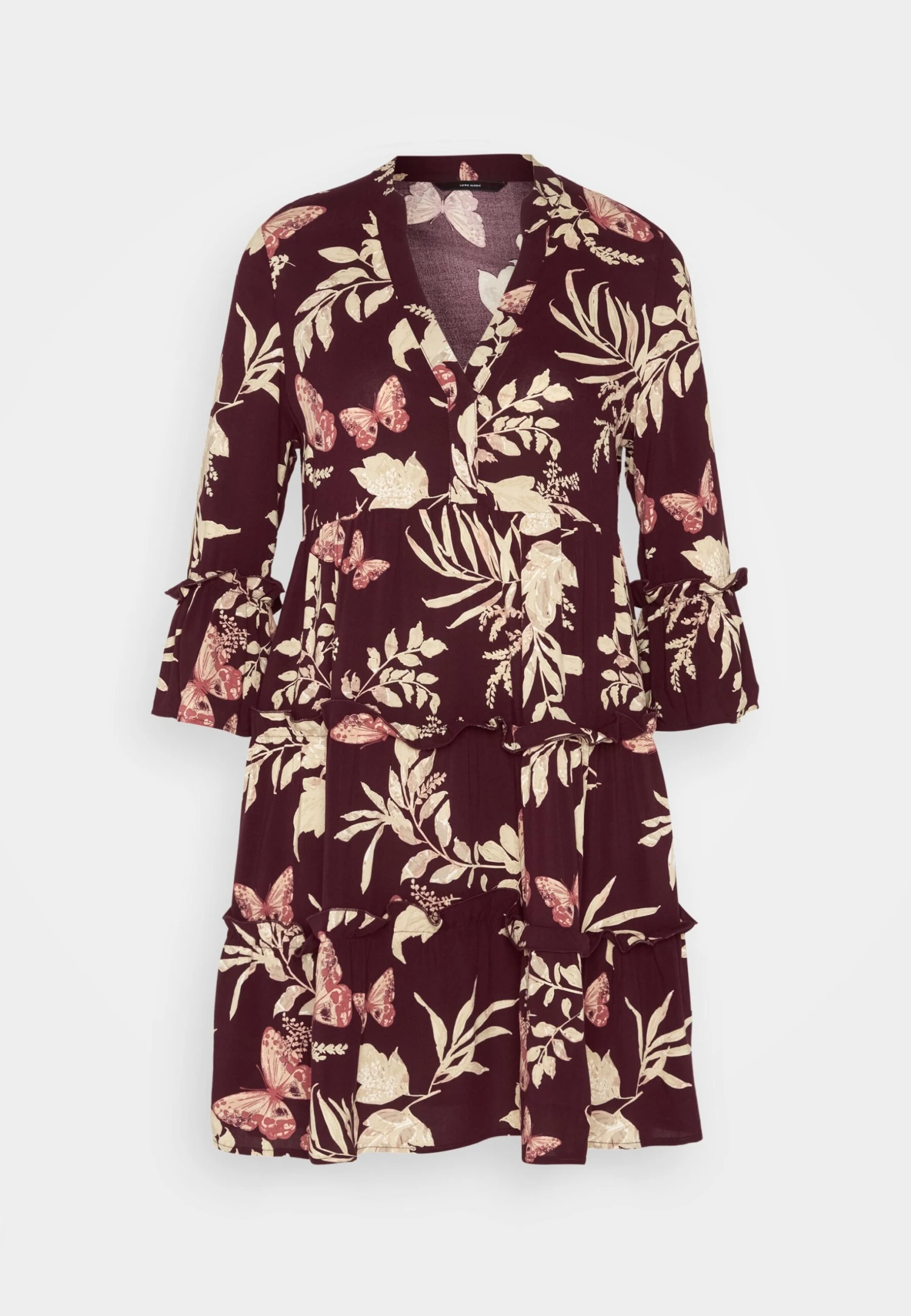 Vero Moda Vmeasy Short Dress- Day Dress - Winetasting 5 Vero Moda Vmeasy Short Dress- Day Dress - Winetasting - Image 5