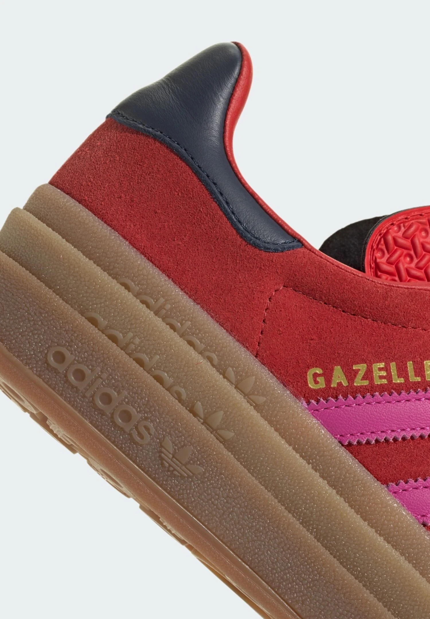 Adidas Originals GAZELLE BOLD - Trainers - Red Semi Lucid Fuchsia Night Indigo 5 Adidas Originals GAZELLE BOLD - Trainers - Red Semi Lucid Fuchsia Night Indigo - Image 5