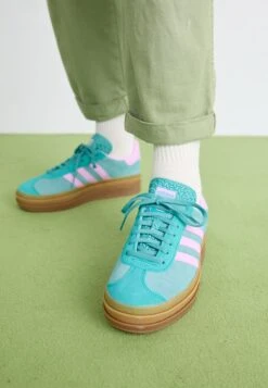 Adidas Originals GAZELLE BOLD - Trainers - Powder Teal/bliss Lilac/pure Teal