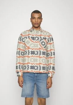 Whiting Overshirt Unisex - Light Jacket - Ecru/Rust