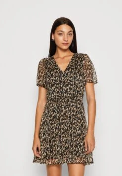 Vila Vifalia Short Dress - Day Dress - Black/Hazel