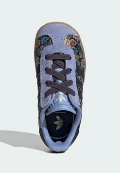 Adidas Originals GAZELLE LIBERTY LONDON COMFORT CLOSURE ELASTIC LACE KIDS - Trainers - Gum -Modern Classic Shoes Store 0e845201eee74c7d81a9fbc467198dba