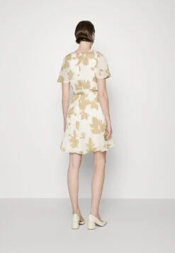 DKNY V Neck Cape Sleeve Fit And Flare - Cocktail Dress / Party Dress - Multicolor -Modern Classic Shoes Store 0eb63e94f28b49f3a1e3a836870c04e0