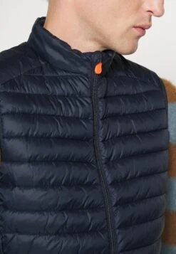 SAVE THE DUCK Adamus - Waistcoat - Blue Black -Modern Classic Shoes Store 10865e3f6a5d4dc6876ff08fb196400f