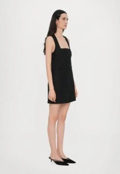 Faithfull The Brand JAQUES MINI DRESS - Day Dress - Black -Modern Classic Shoes Store 1110aa15893e459bb34c01b8e5a9e858