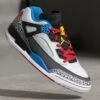 Jordan SPIZIKE SE - Trainers - Neutral Grey/varsity Maize/surf Blue/dark Shadow/varsity Red/black