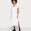 Kaffe Kamily Dress - Jersey Dress - Light Grey Melange
