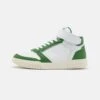 Unisex - High-Top Trainers - Green/White