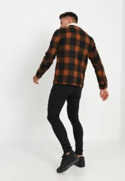 BRAVE SOUL Augustus - Summer Jacket - Brown/Orange 7 BRAVE SOUL Augustus - Summer Jacket - Brown/Orange -Modern Classic Shoes Store 12b39e9f827645ff9526f21f74c52ba5