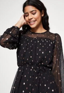 ONLY ONLLIVY DRESS - Day Dress - Black Rosa Gold -Modern Classic Shoes Store 130ff726dafd42c795d7f767fcf778f5