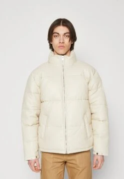 Denver - Leather Jacket - Off White