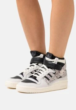 Adidas Originals Forum 84- Trainers - Grey One/Core Black/Cream White