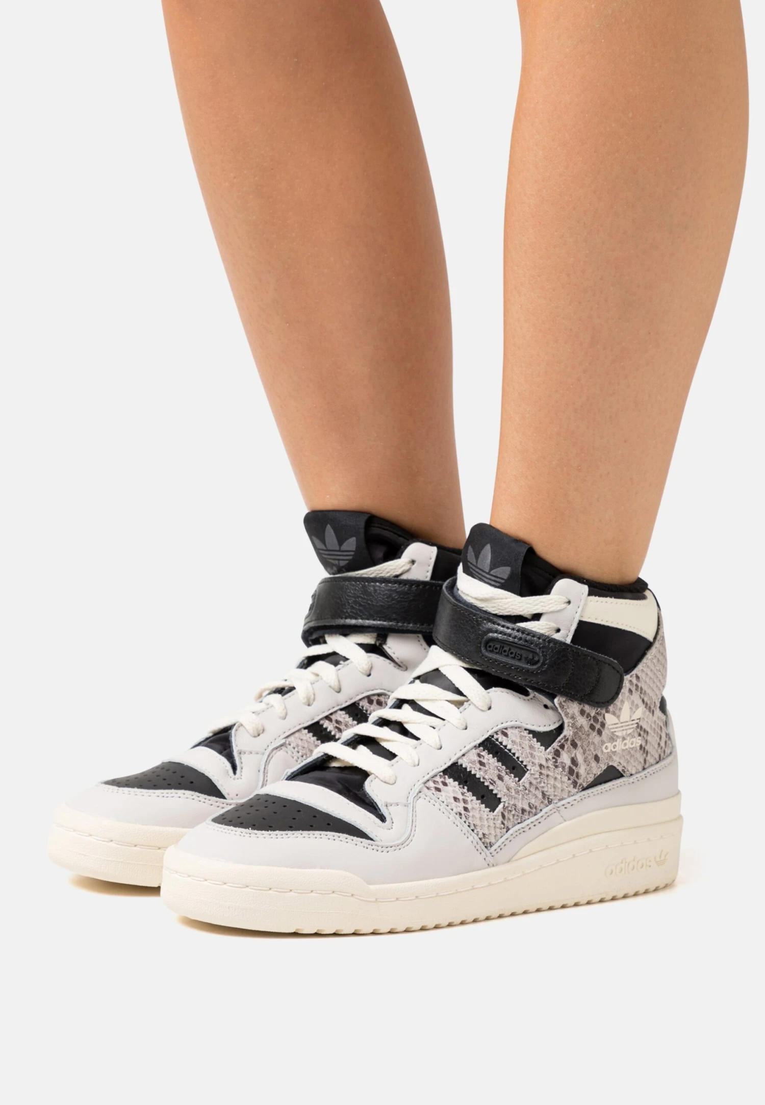 Adidas Originals Forum 84- Trainers - Grey One/Core Black/Cream White 1 Adidas Originals Forum 84- Trainers - Grey One/Core Black/Cream White