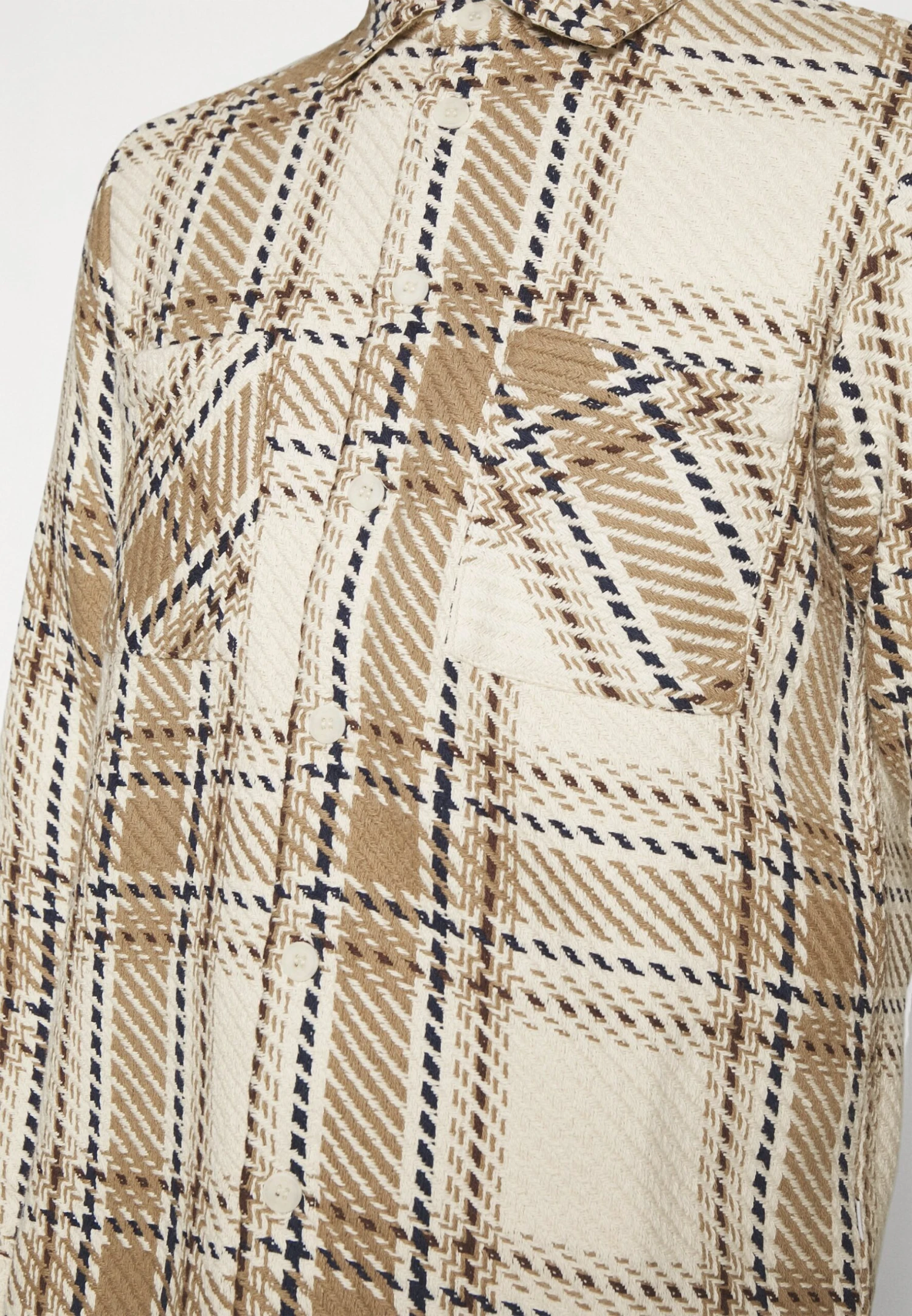 Whiting Overshirt Unisex - Light Jacket - Ecru/Beige 7 Whiting Overshirt Unisex - Light Jacket - Ecru/Beige - Image 7