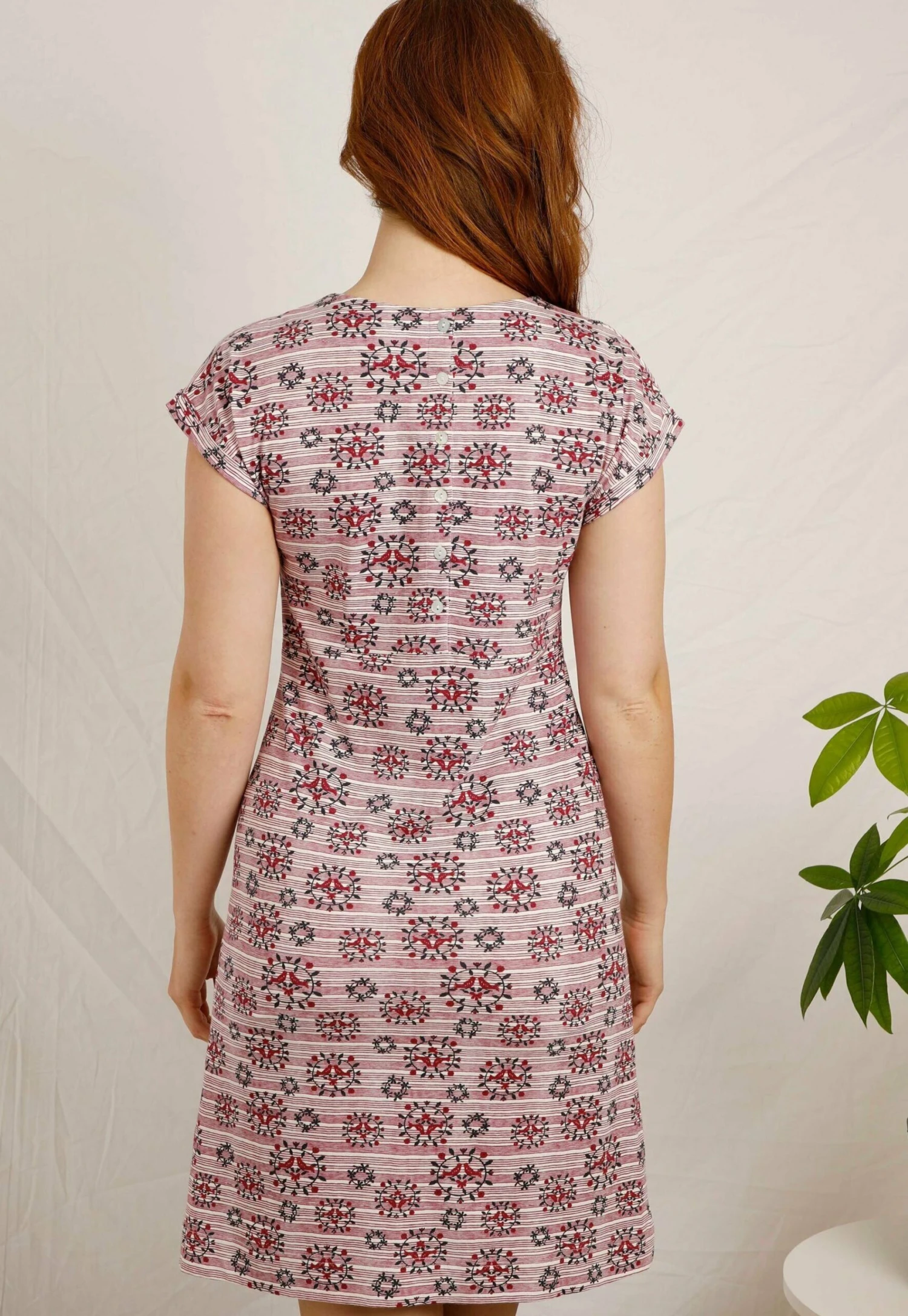 Tallahassee - Jersey Dress - Berry 4 Tallahassee - Jersey Dress - Berry - Image 4