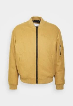 Calvin Klein Blend Hero - Bomber Jacket - Caramel -Modern Classic Shoes Store 157455befd374cac8df8e7e346e87e01