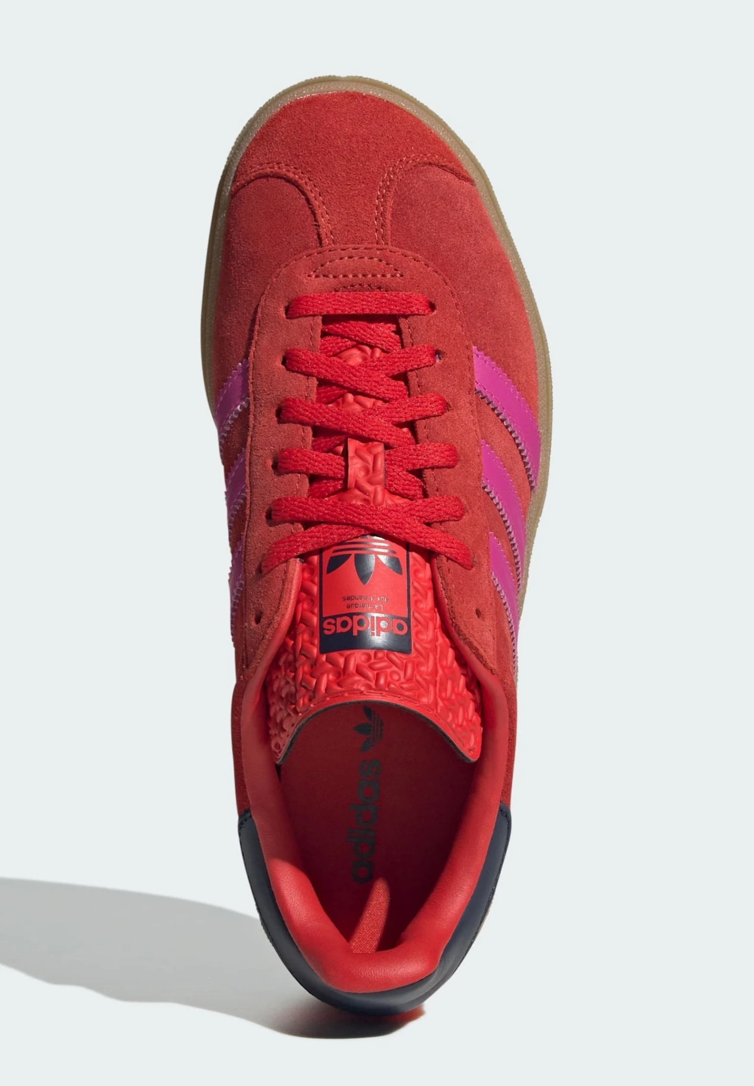 Adidas Originals GAZELLE BOLD - Trainers - Red Semi Lucid Fuchsia Night Indigo 2 Adidas Originals GAZELLE BOLD - Trainers - Red Semi Lucid Fuchsia Night Indigo - Image 2