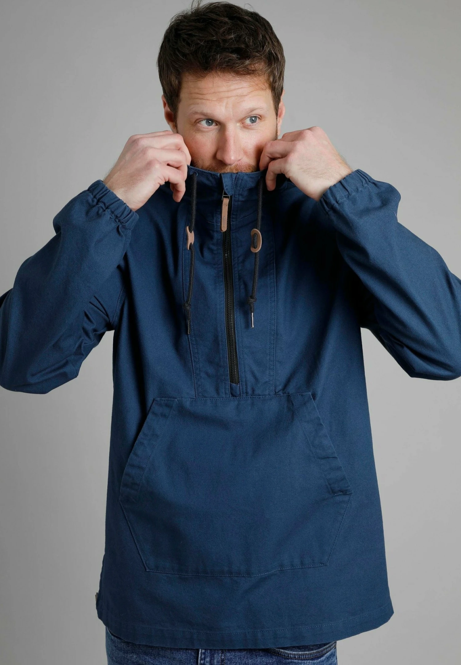 Arno Popover- Windbreaker - Ensign Blue 4 Arno Popover- Windbreaker - Ensign Blue - Image 4