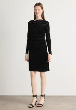 DKNY NECK SHEATH - Cocktail Dress / Party Dress - Black