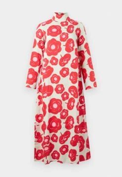 Marimekko AIKAKAUSI TUMMA - Maxi Dress - Light Turquoise/red/pink -Modern Classic Shoes Store 18b1961d54234dd3a8692777f068c4d3