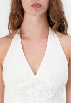 Hollister Co. DOUBLE TIER SMOCKED HALTER SKORT DRESS PRETTY - Day Dress - White -Modern Classic Shoes Store 1a74ea4cf8c14285a4b3146de8fd51f9