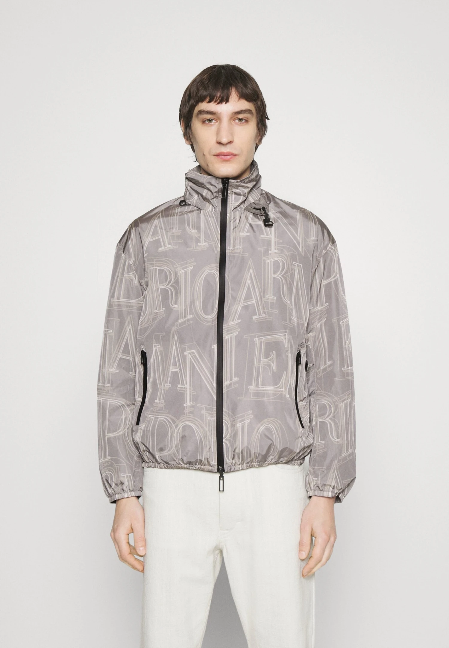 Emporio Armani Blouson Jacket - Summer Jacket - Ea Big Grigio 1 Emporio Armani Blouson Jacket - Summer Jacket - Ea Big Grigio