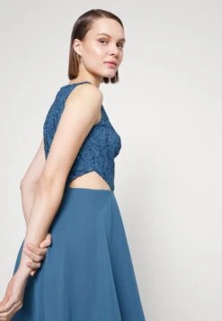 SWING Cocktail Dress- Cocktail Dress / Party Dress - Faded Blue -Modern Classic Shoes Store 1a92a697064947e690034019d47b97a2