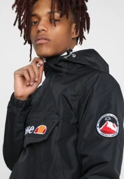 Ellesse Mont - Windbreaker - Anthracite -Modern Classic Shoes Store 1c537be649f944fda5fbe371c2ec8058