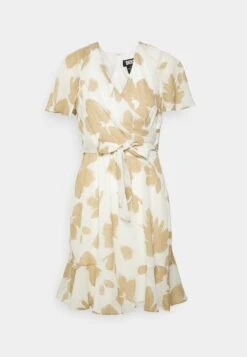 DKNY V Neck Cape Sleeve Fit And Flare - Cocktail Dress / Party Dress - Multicolor -Modern Classic Shoes Store 1cccd84c044a45429900b535ef1da7c4