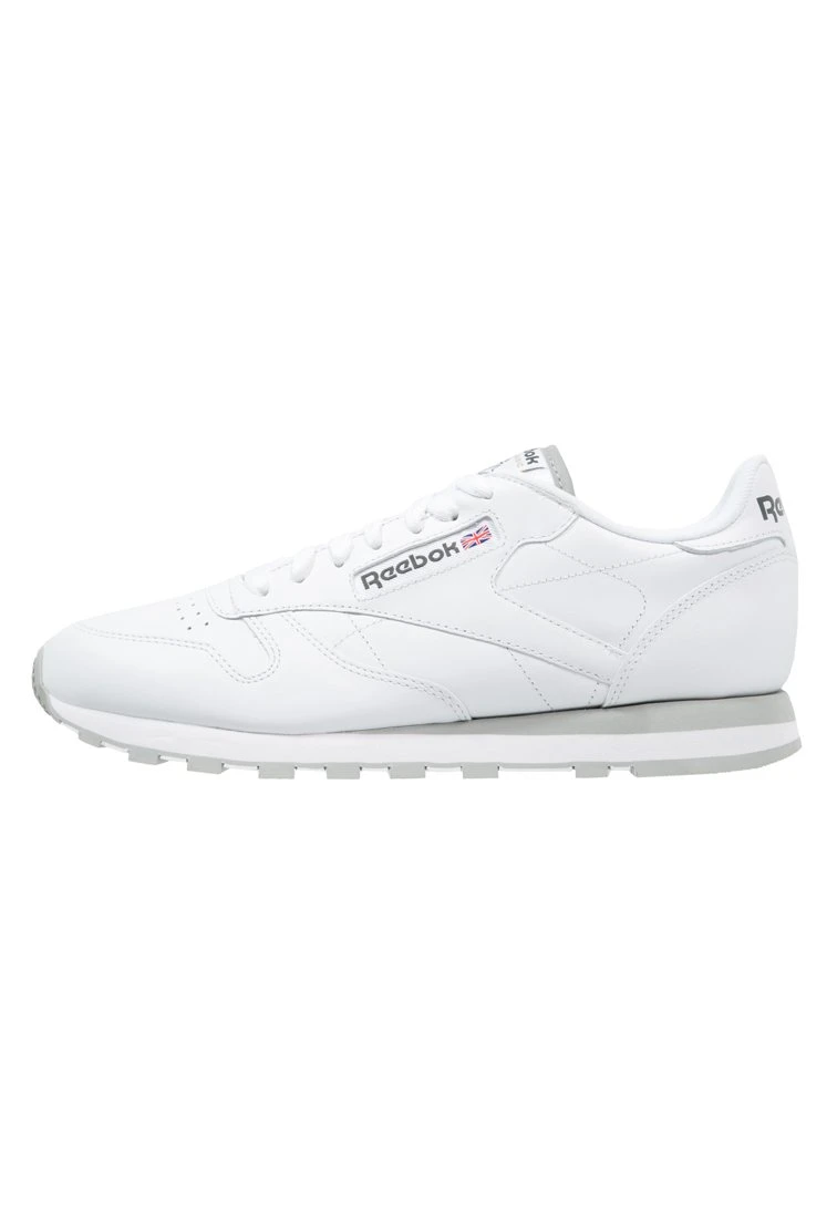 Reebok Classic CLASSIC LEATHER LOW-CUT DESIGN SHOES - Trainers - White/light Grey 1 Reebok Classic CLASSIC LEATHER LOW-CUT DESIGN SHOES - Trainers - White/light Grey