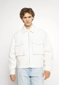 Calvin Klein Jeans Boxy - Summer Jacket - Ivory