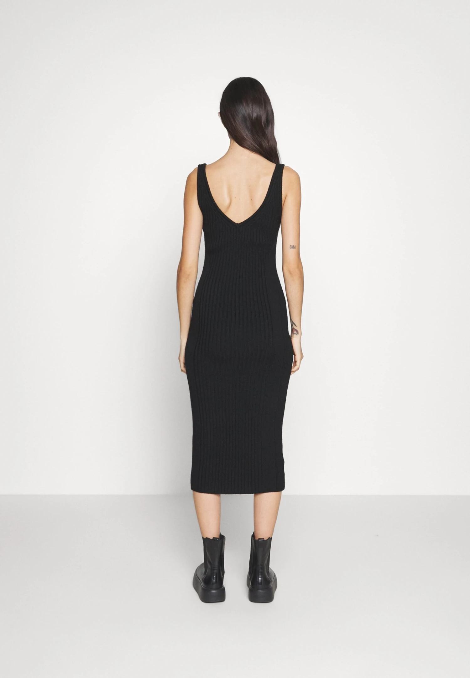Calvin Klein Layered Dress - Jumper Dress - Black 5 Calvin Klein Layered Dress - Jumper Dress - Black - Image 5